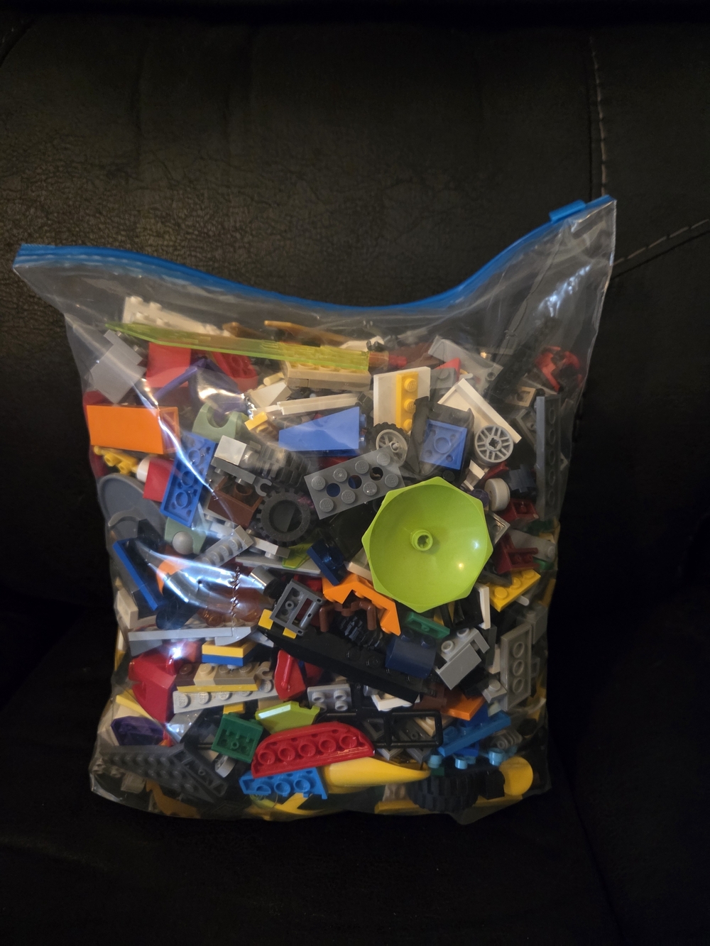 Lego Random Assorted Pieces Gallon Size Bag Bricks, Flats, Small, Large